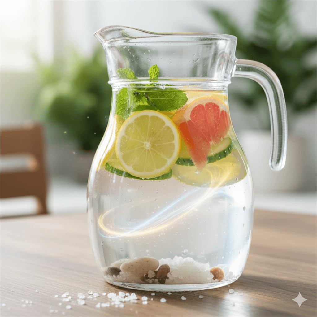 Person comparing study findings with daily routine planning